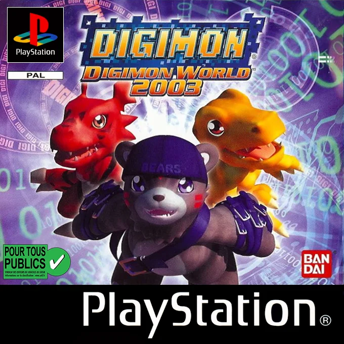 Jaquette de Digimon World 2003 sur Playstation