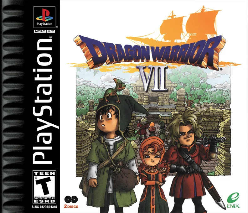Jaquette de Dragon Warrior VII sur Playstation