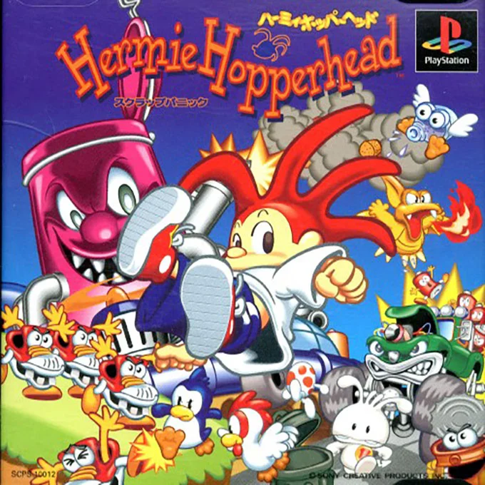 Jaquette de Hermie Hopperhead Scrap Panic sur Playstation