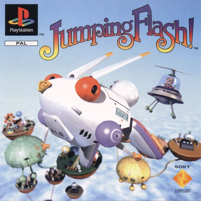 Jaquette de Jumping Flash sur Playstation