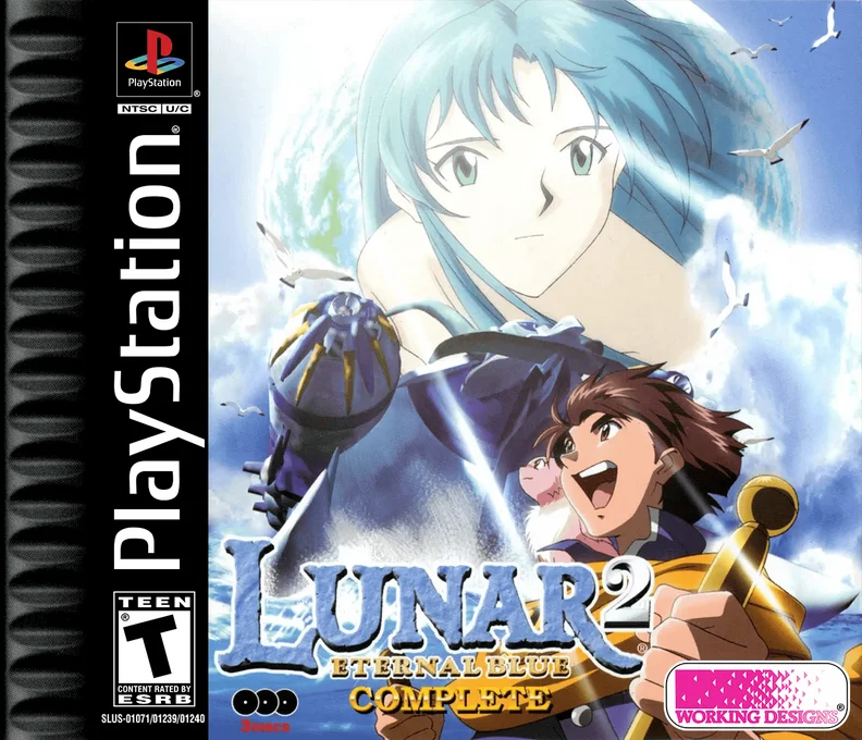 Jaquette de Lunar 2 Eternal Blue Complete sur Playstation