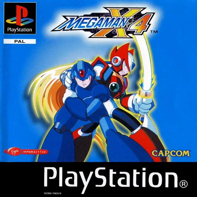 Jaquette de Mega Man X4 sur Playstation