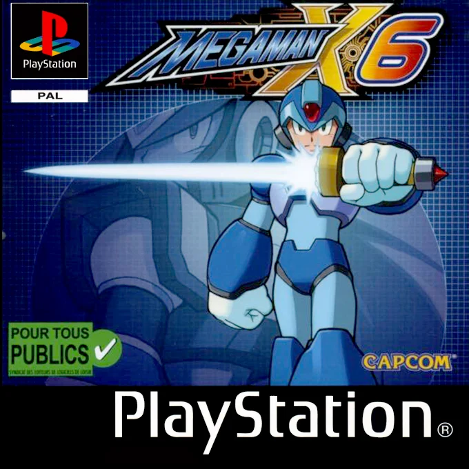 Jaquette de Mega Man X6 sur Playstation
