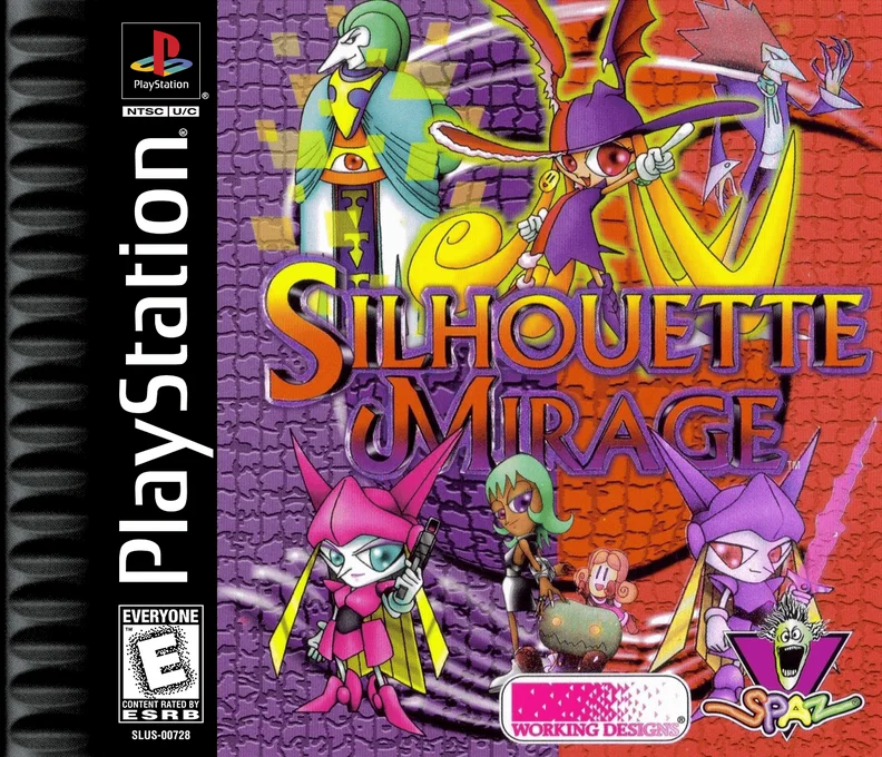Jaquette de Silhouette Mirage sur Playstation