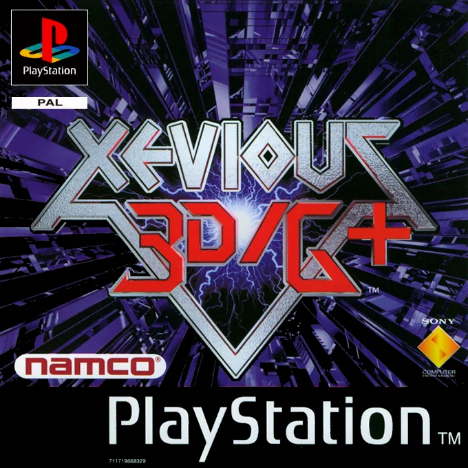 Jaquette de Xevious 3DG sur Playstation