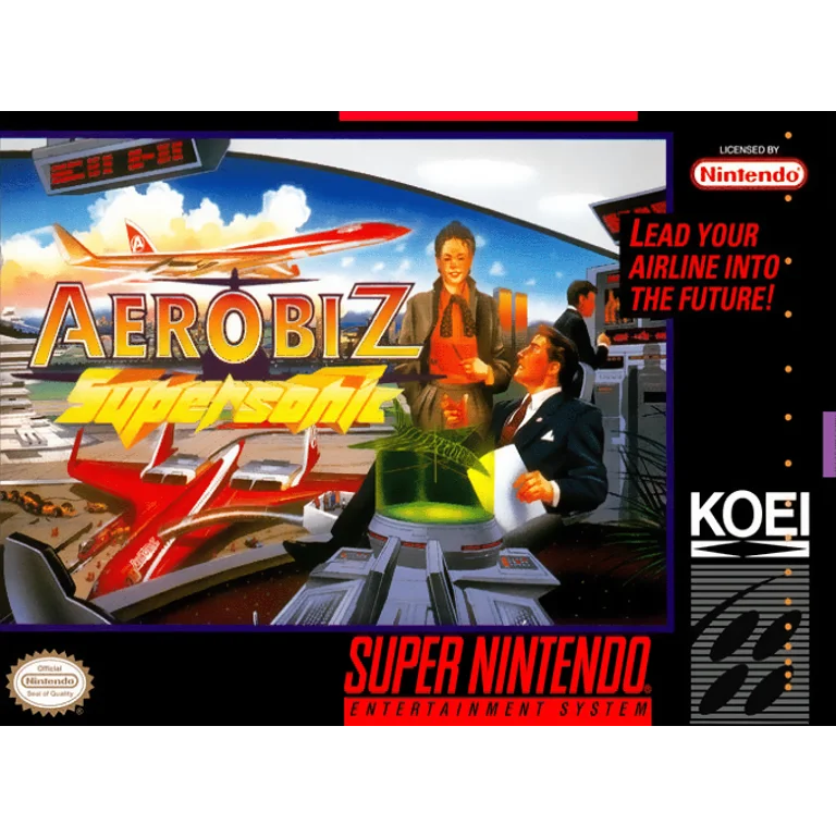 Jaquette de Aerobiz Supersonic 1 sur Snes