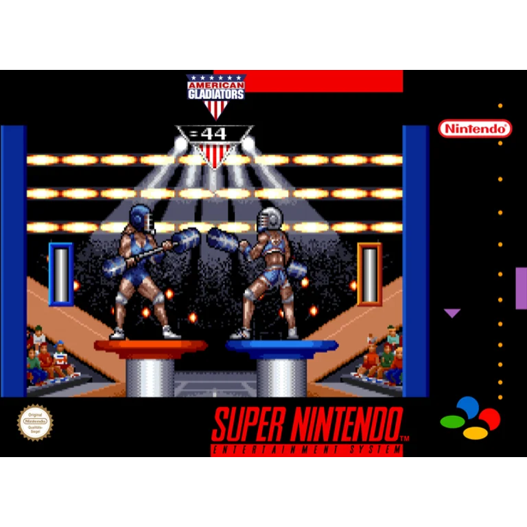 Jaquette de American Gladiators sur Snes