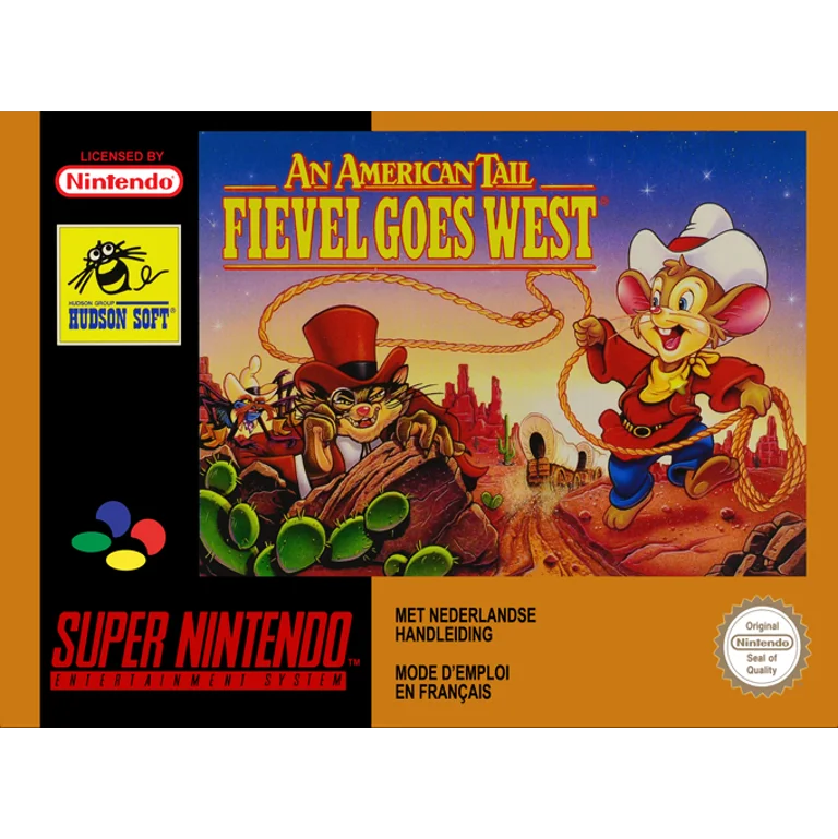 Jaquette de An American Tail Fievel Goes West 1 sur Snes