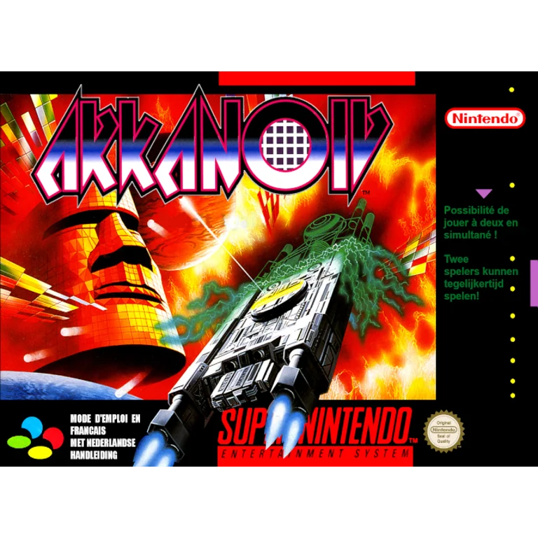 Jaquette de Arkanoid sur Snes