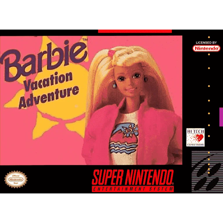 Jaquette de Barbie Vacation Adventure sur Snes