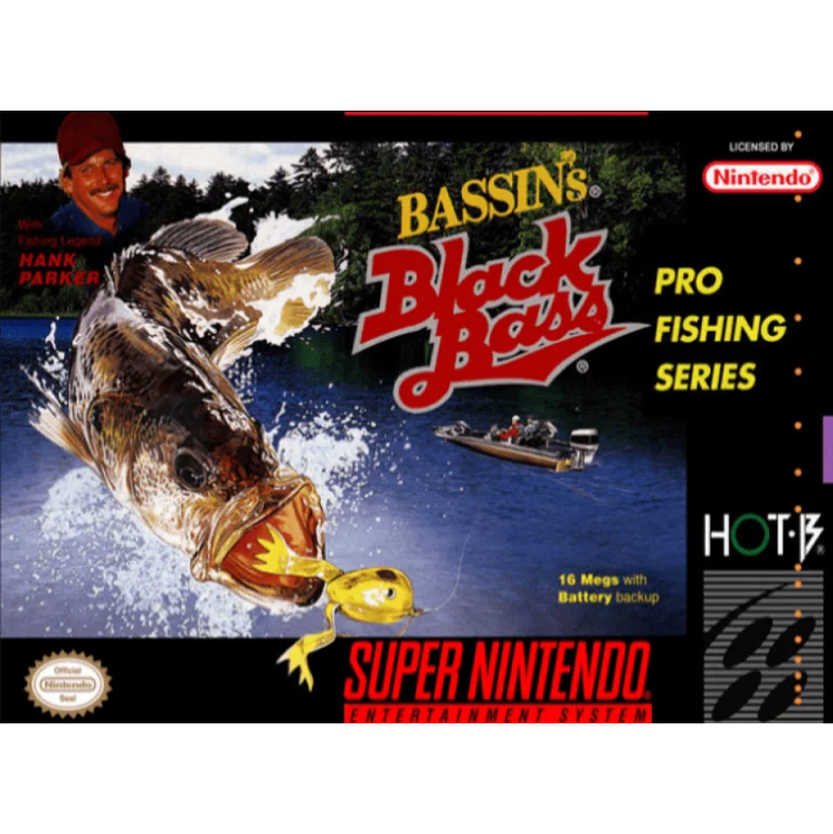 Jaquette de Bassins Black Bass 1 sur Snes
