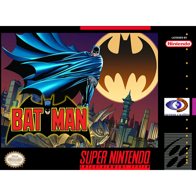 Jaquette de Batman sur Snes