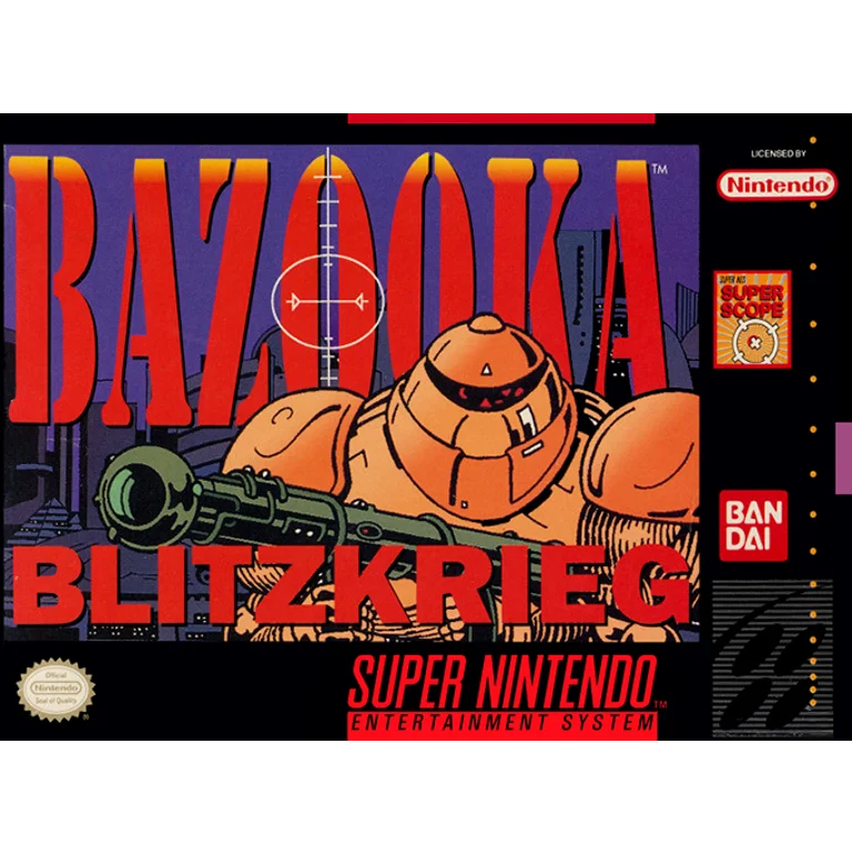 Jaquette de Bazooka Blitzkrieg 1 sur Snes