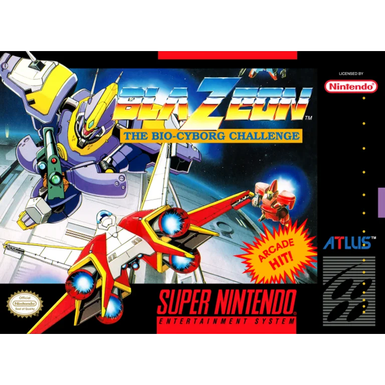 Jaquette de BlaZeon The Bio Cyborg Challenge 2 sur Snes