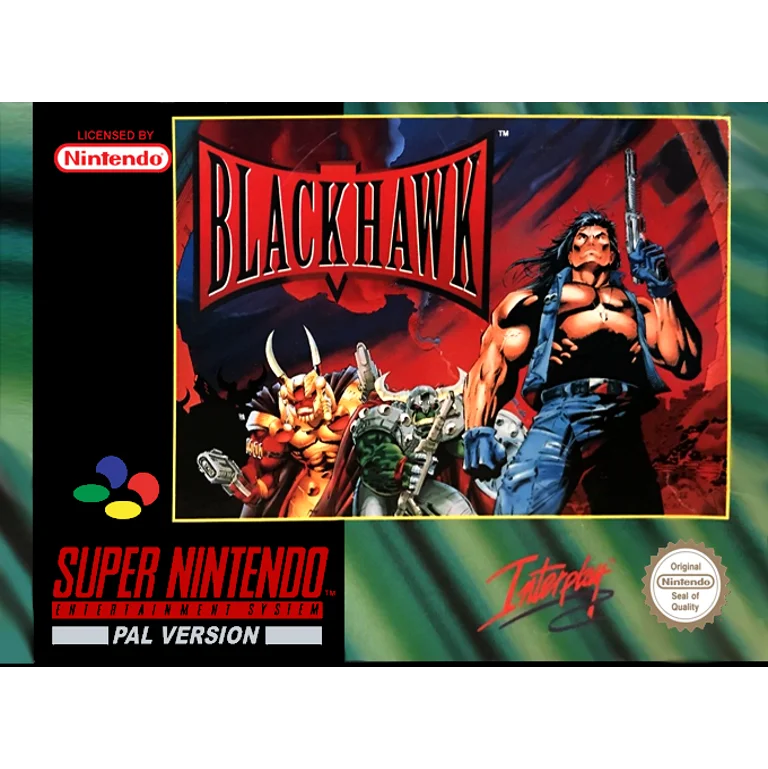 Jaquette de Blackhawk sur Snes