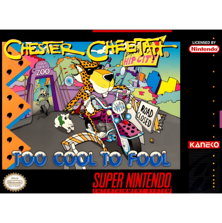 Jaquette de Chester Cheetah Too Cool to Fool sur Snes