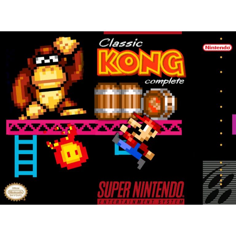 Jaquette de Classic Kong Complete sur Snes