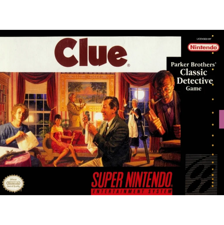 Jaquette de Clue sur Snes