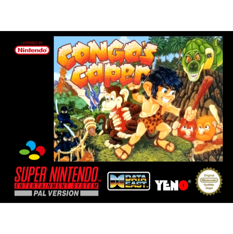Jaquette de Congos Caper sur Snes
