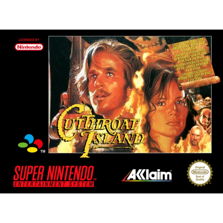 Jaquette de Cutthroat Island sur Snes