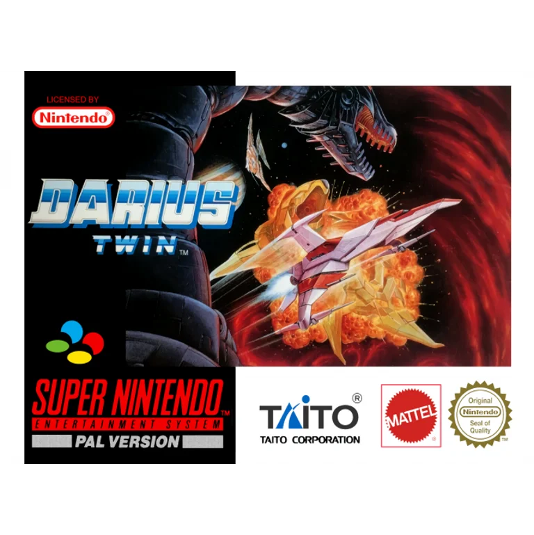 Jaquette de Darius Twin sur Snes