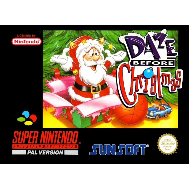 Jaquette de Daze Before Christmas 1 sur Snes