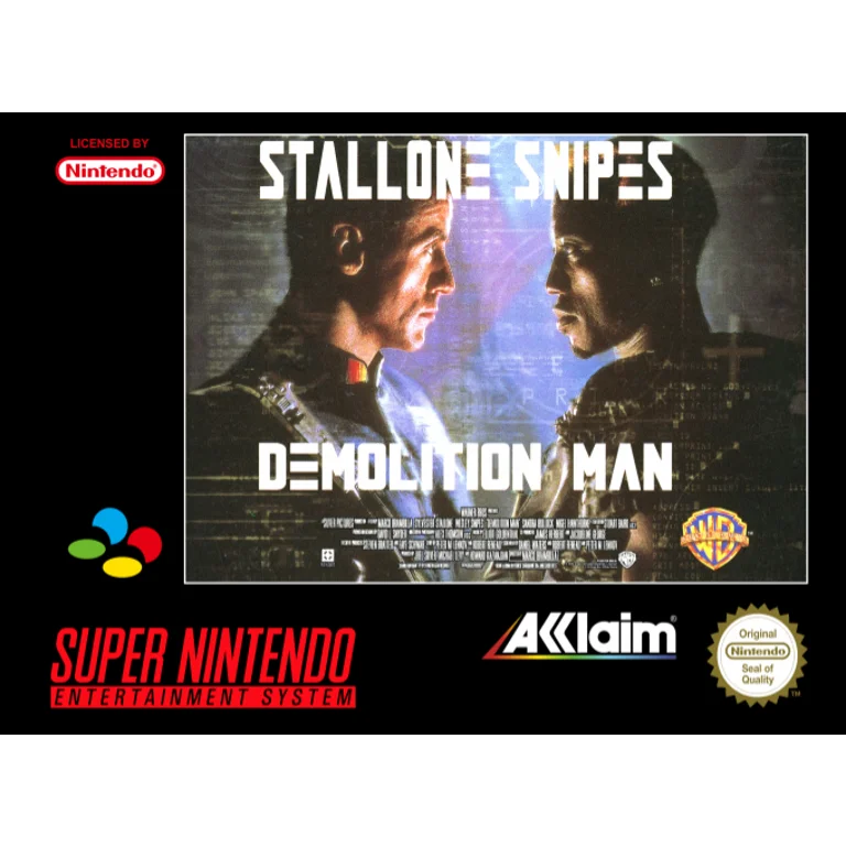 Jaquette de Demolition Man 1 sur Snes