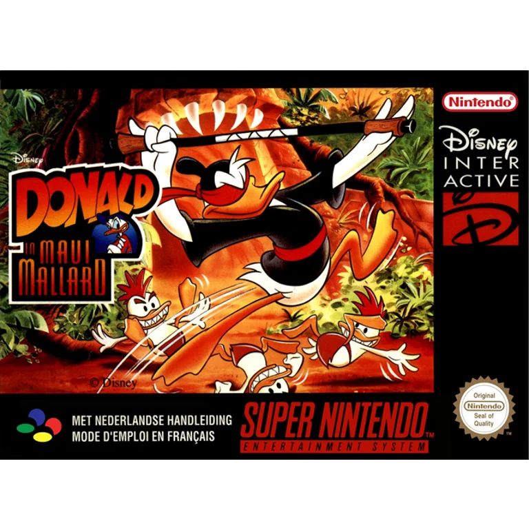 Jaquette de Donald in Maui Mallard 1 sur Snes