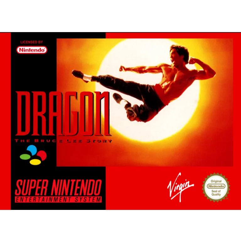 Jaquette de Dragon The Bruce Lee Story sur Snes