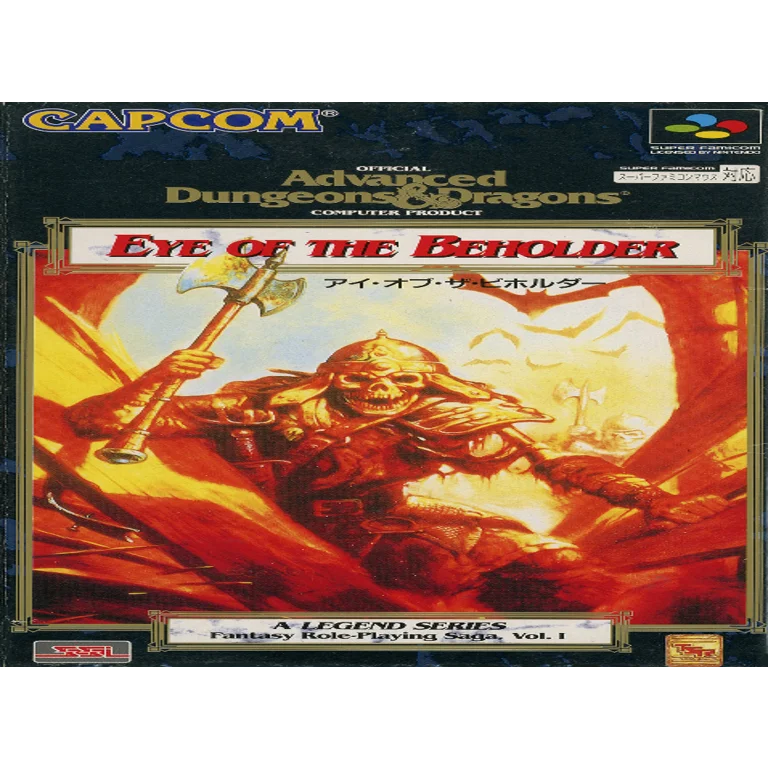 Jaquette de Eye of the Beholder 1 sur Snes