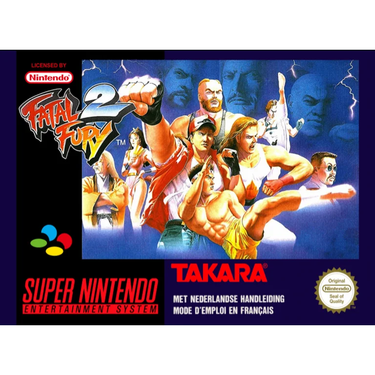 Jaquette de Fatal Fury 2 1 sur Snes