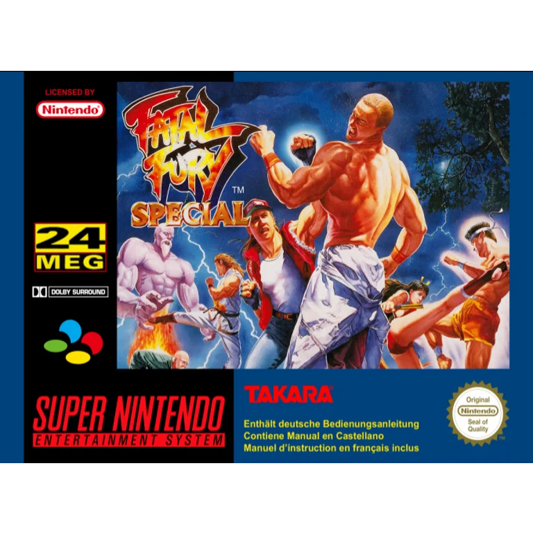 Jaquette de Fatal Fury Special sur Snes