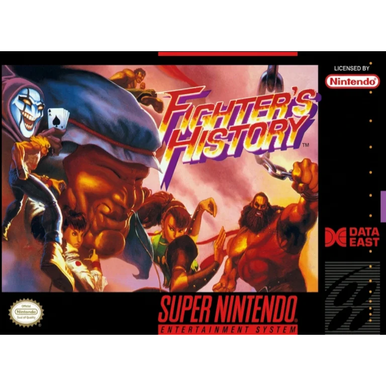 Jaquette de Fighters History 1 sur Snes