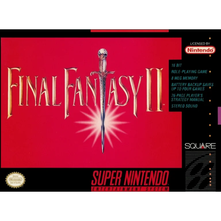 Jaquette de Final Fantasy II sur Snes
