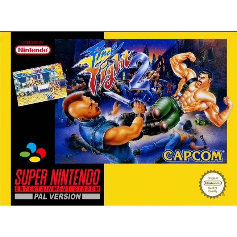 Jaquette de Final Fight 2 sur Snes