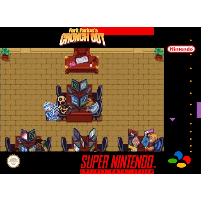 Jaquette de Fork Parkers Crunch Out sur Snes