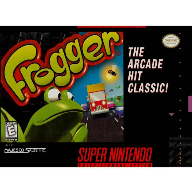 Jaquette de Frogger sur Snes