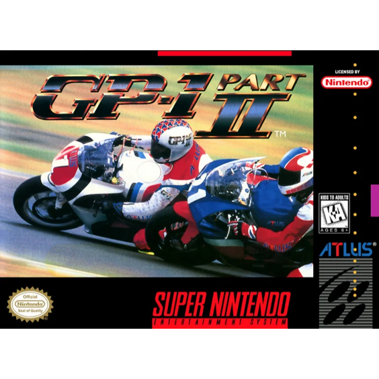 Jaquette de GP 1 Part II 1 sur Snes