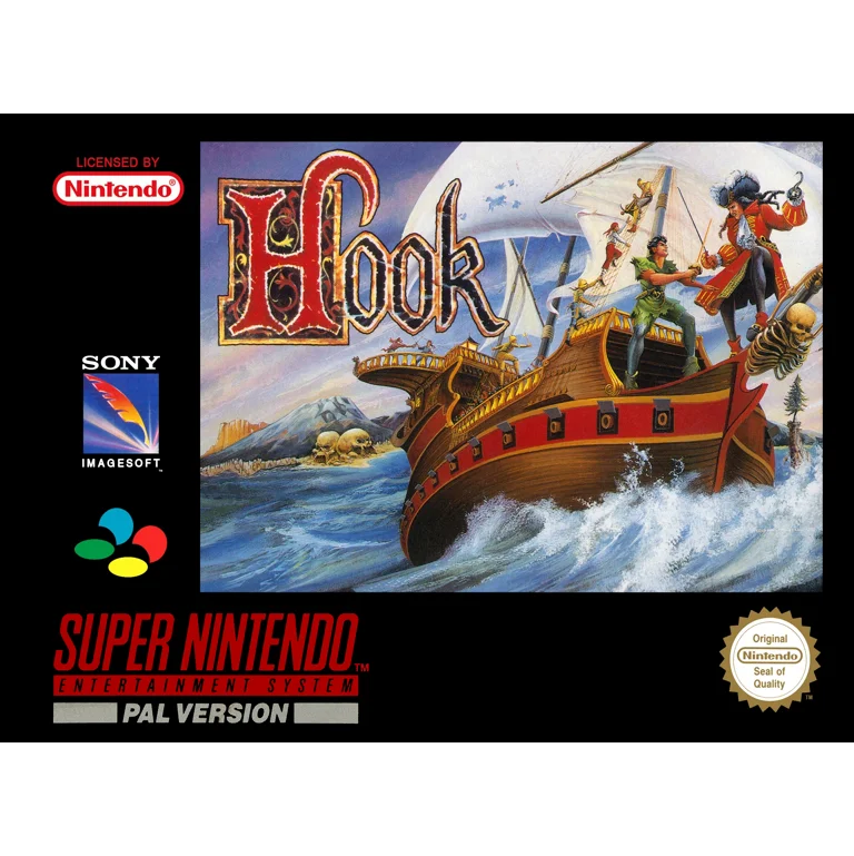 Jaquette de Hook sur Snes