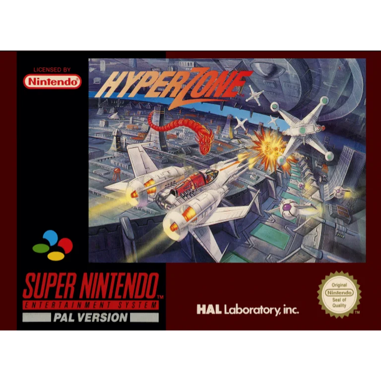 Jaquette de HyperZone sur Snes