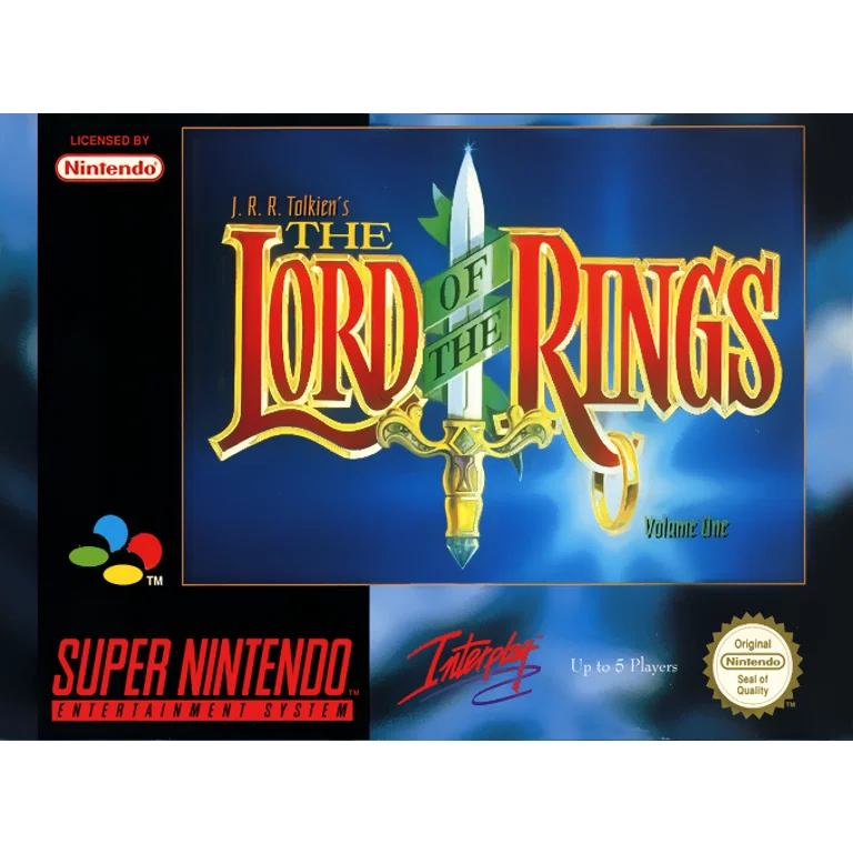 Jaquette de J.R.R. Tolkiens The Lord of the Rings Volume One sur Snes