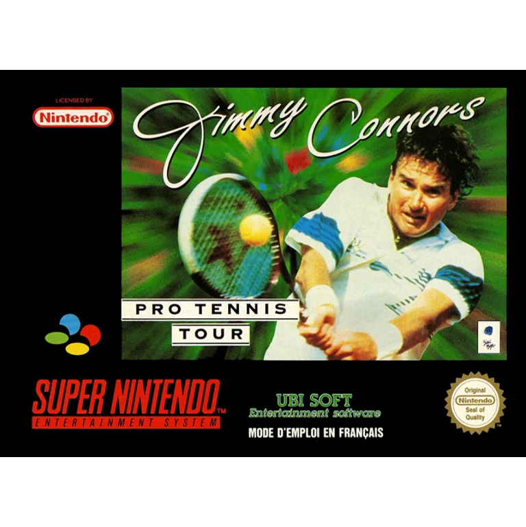 Jaquette de Jimmy Connors Pro Tennis Tour sur Snes