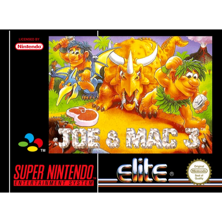 Jaquette de Joe Mac 3 Lost in the Tropics sur Snes