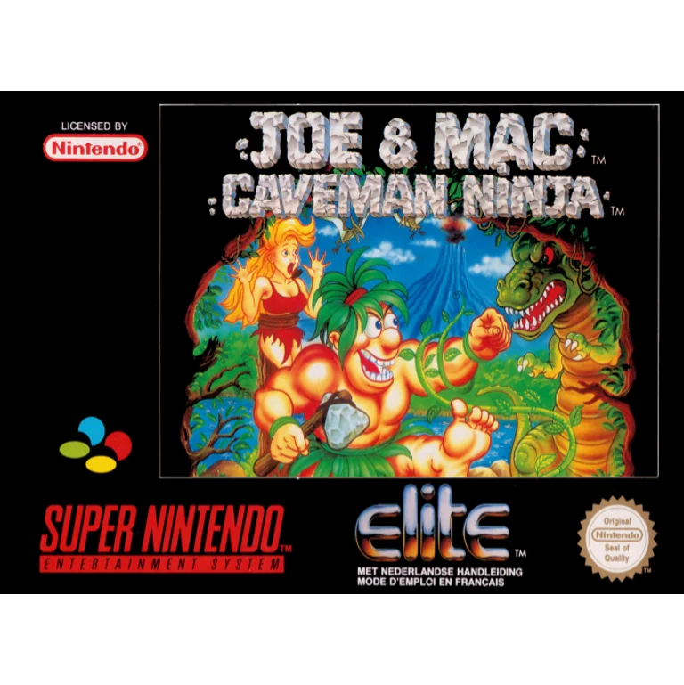 Jaquette de Joe Mac Caveman Ninja sur Snes