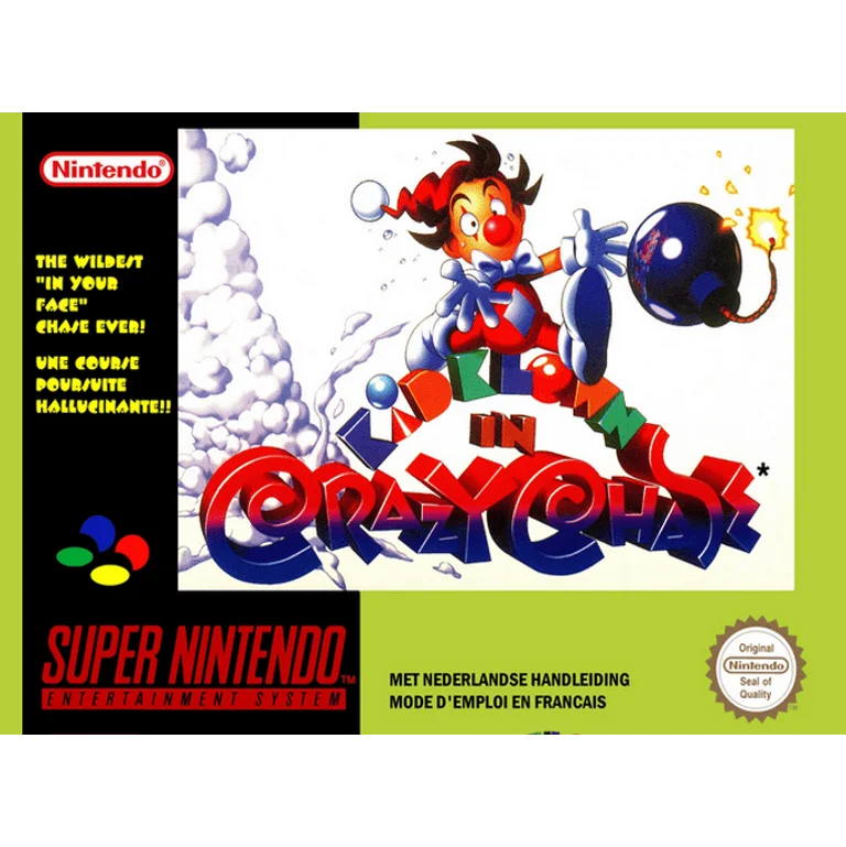Jaquette de Kid Klown in Crazy Chase sur Snes