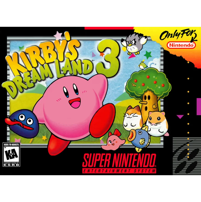 Jaquette de Kirbys Dream Land 3 1 sur Snes