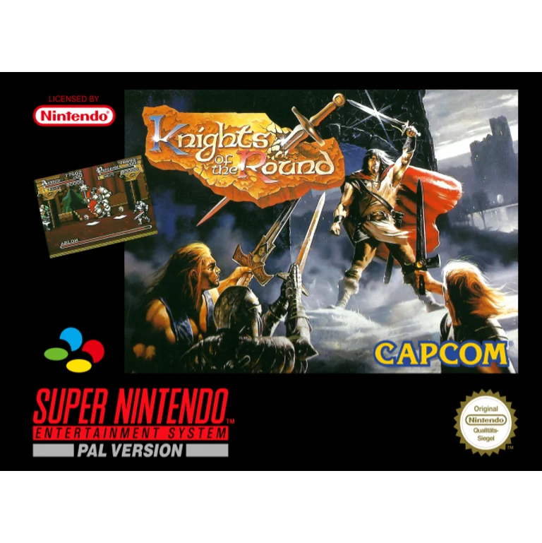 Jaquette de Knights of the Round sur Snes