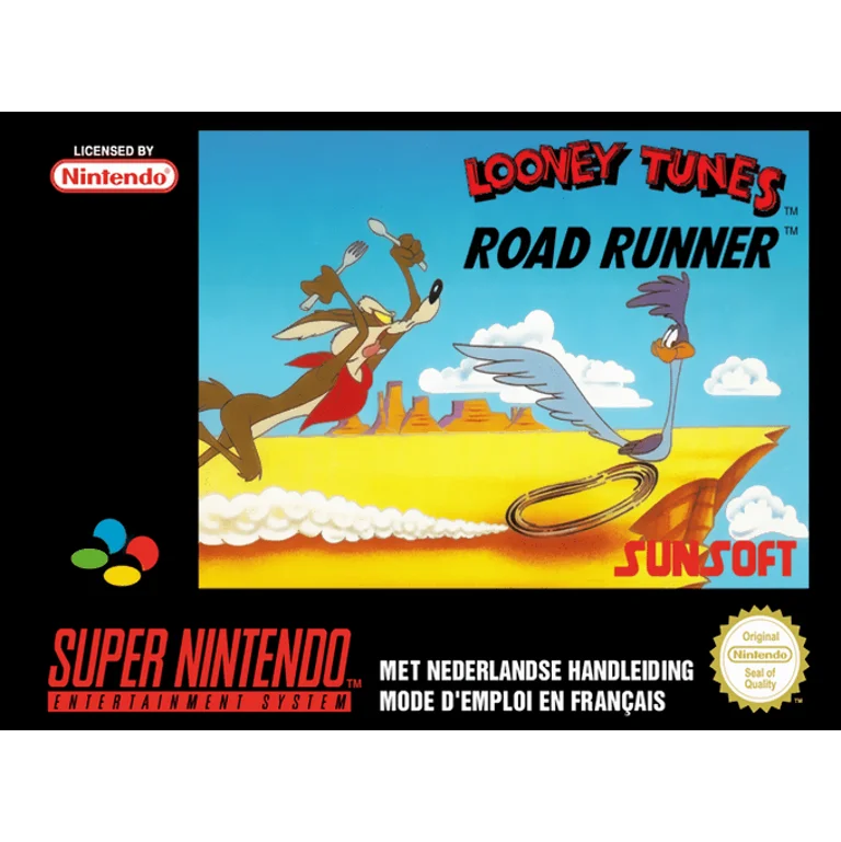 Jaquette de Looney Tunes Road Runner sur Snes