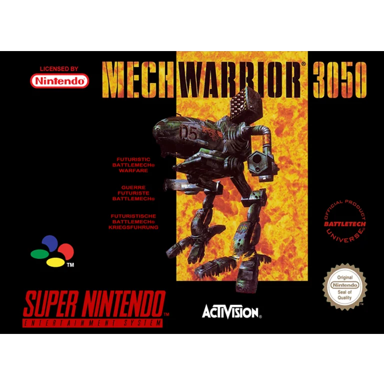 Jaquette de MechWarrior 3050 1 sur Snes