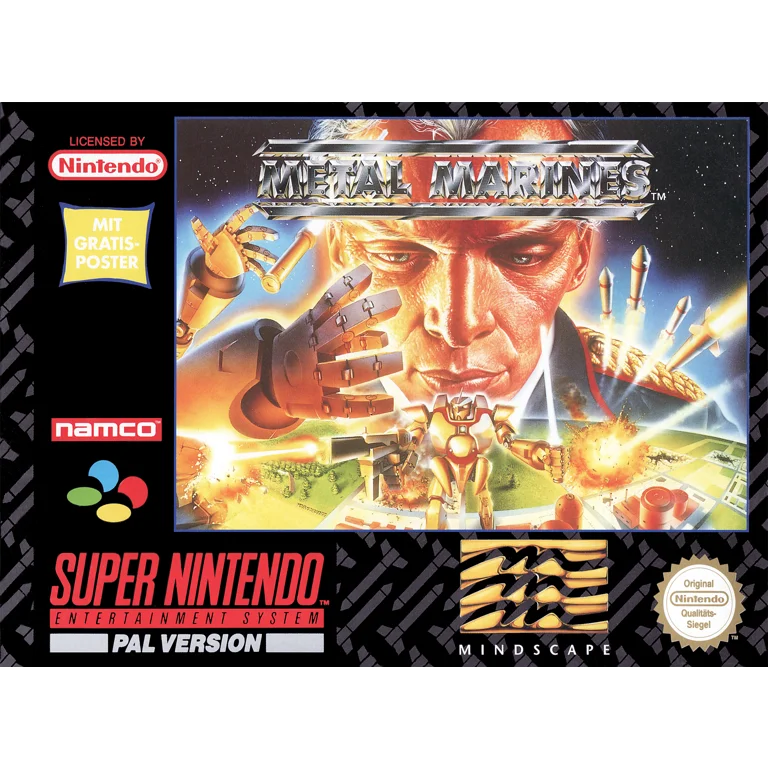 Jaquette de Metal Marines sur Snes